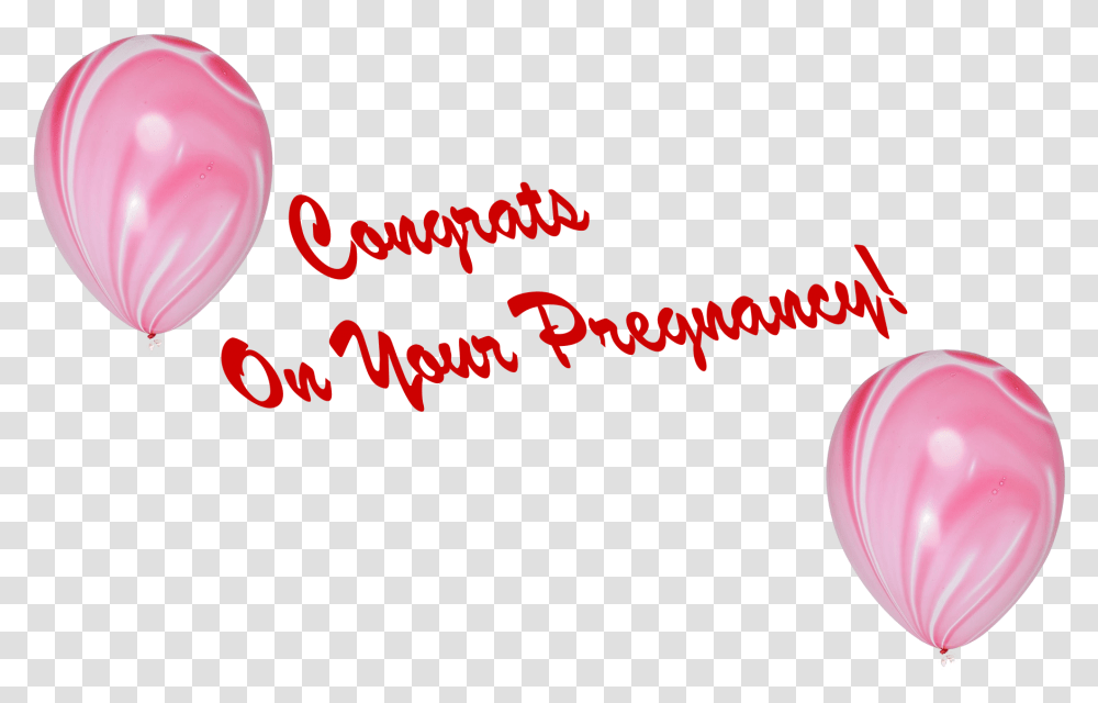 Congrats On Your Pregnancy Photo Balloon, Sphere Transparent Png