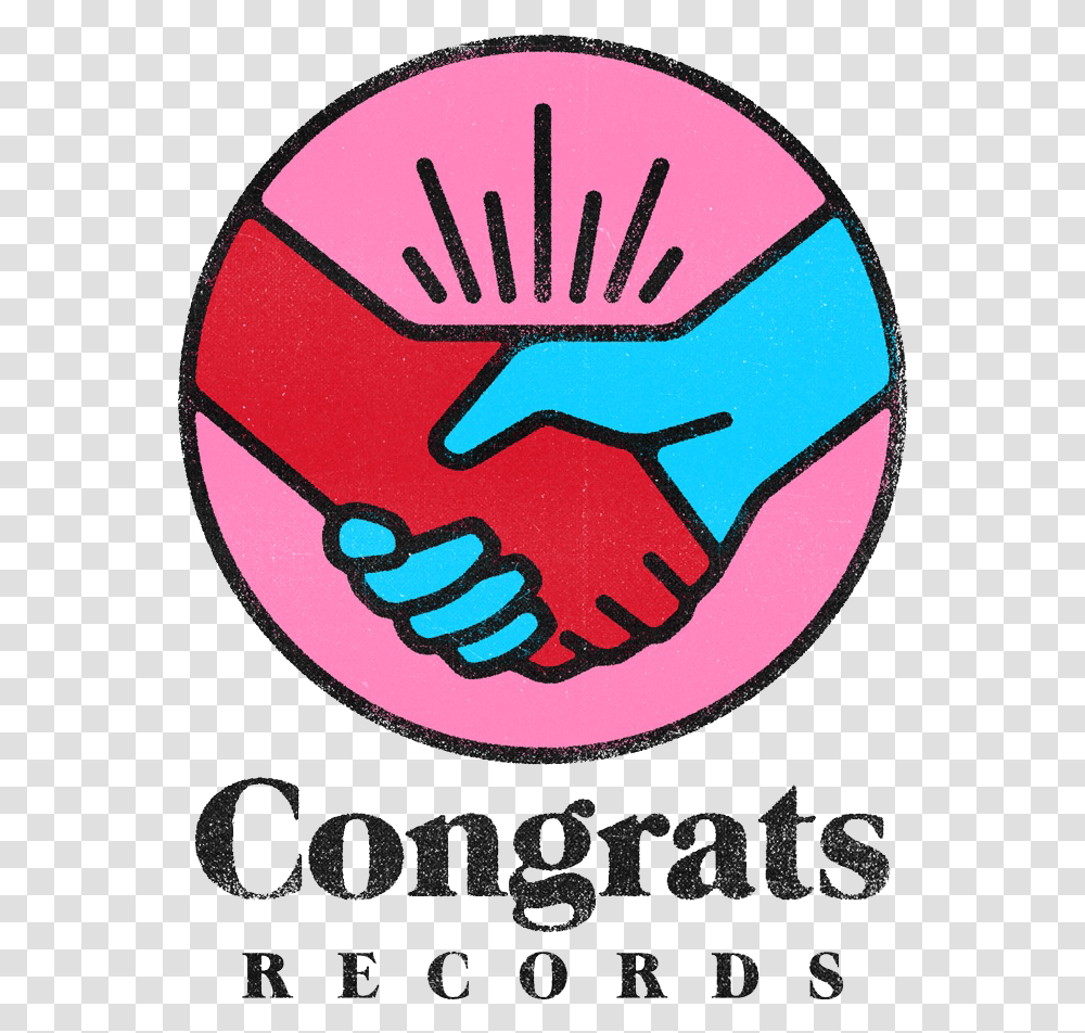 Congrats Records Congrats Records, Hand, Label, Text, Symbol Transparent Png