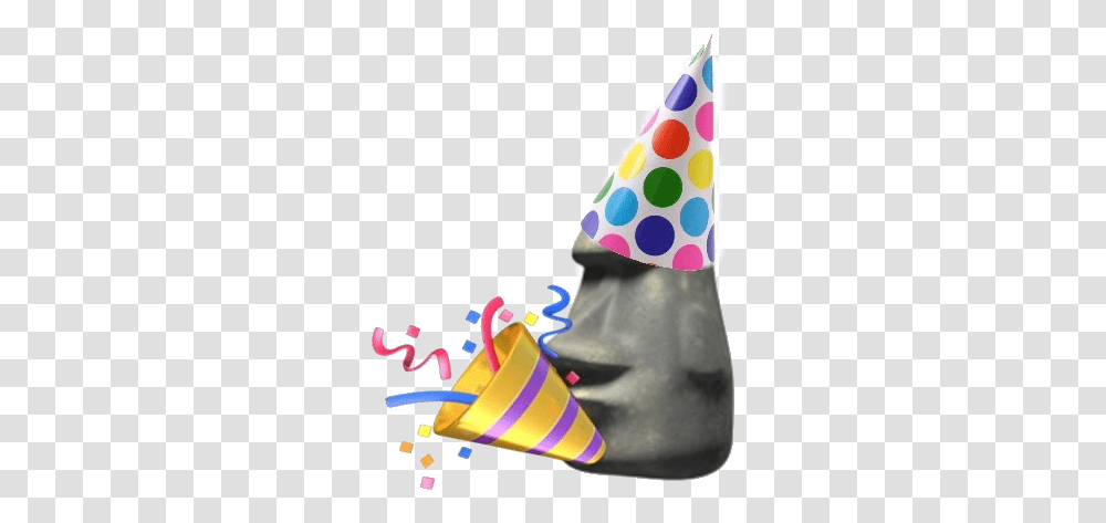 Congrats To The Moai Discord Server For Hitting 100 Members Party Hat, Clothing, Apparel Transparent Png