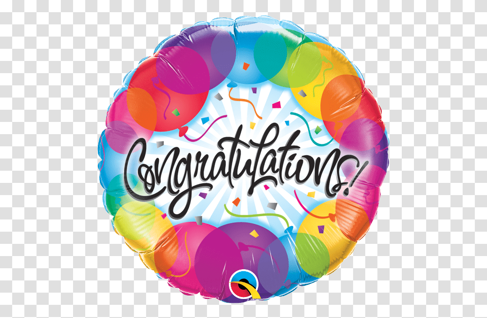 Congratulation Congratulations Balloon, Birthday Cake Transparent Png