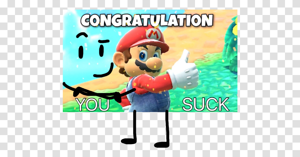Congratulation, Super Mario, Toy Transparent Png