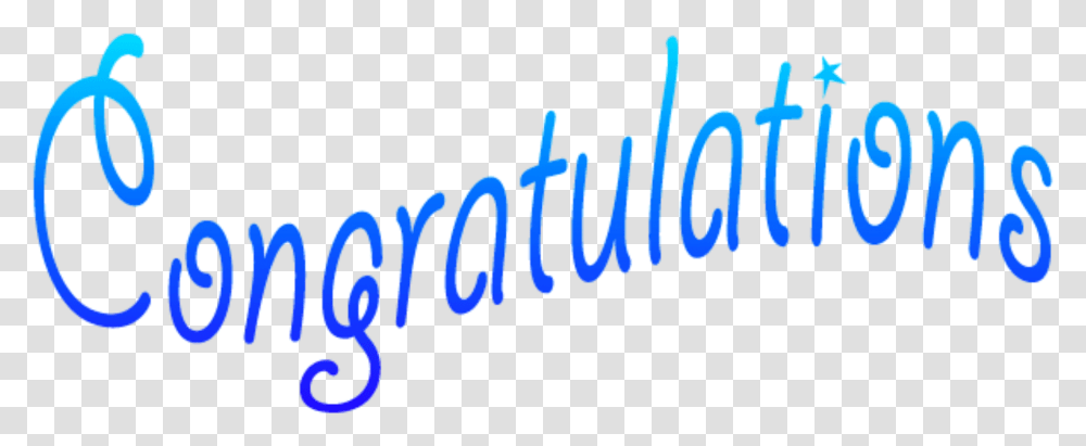 Congratulations Blue Happy Winner Congrats Cute Cat, Word, Handwriting, Alphabet Transparent Png