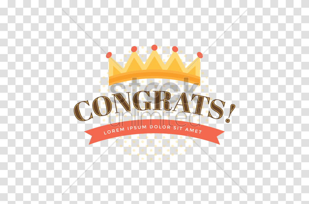 Congratulations Design Vector Image, Crown, Jewelry, Accessories Transparent Png