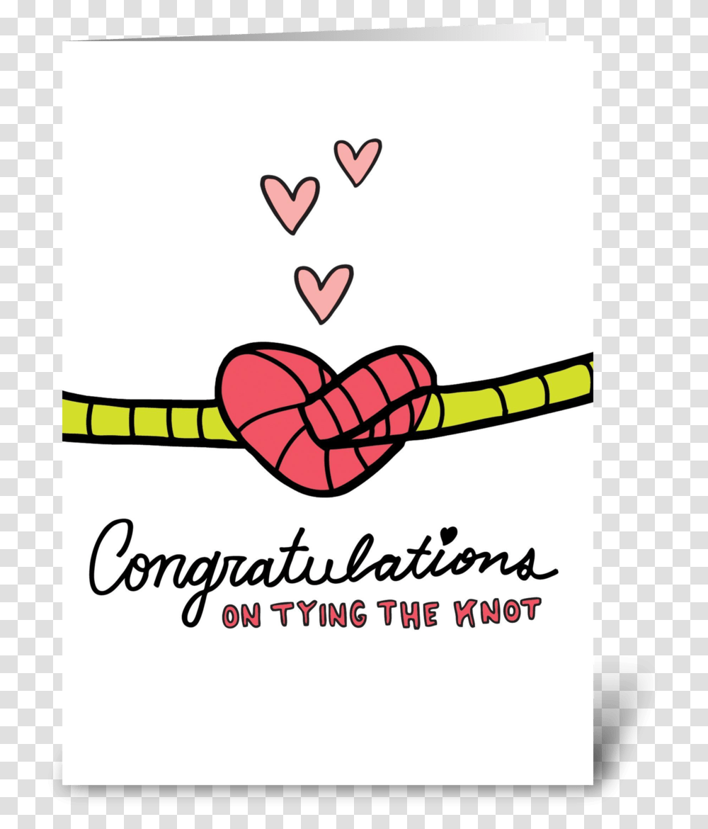 Congratulations On Tying The Knot Greeting Card Congratulations On Tying The Knot, Label Transparent Png