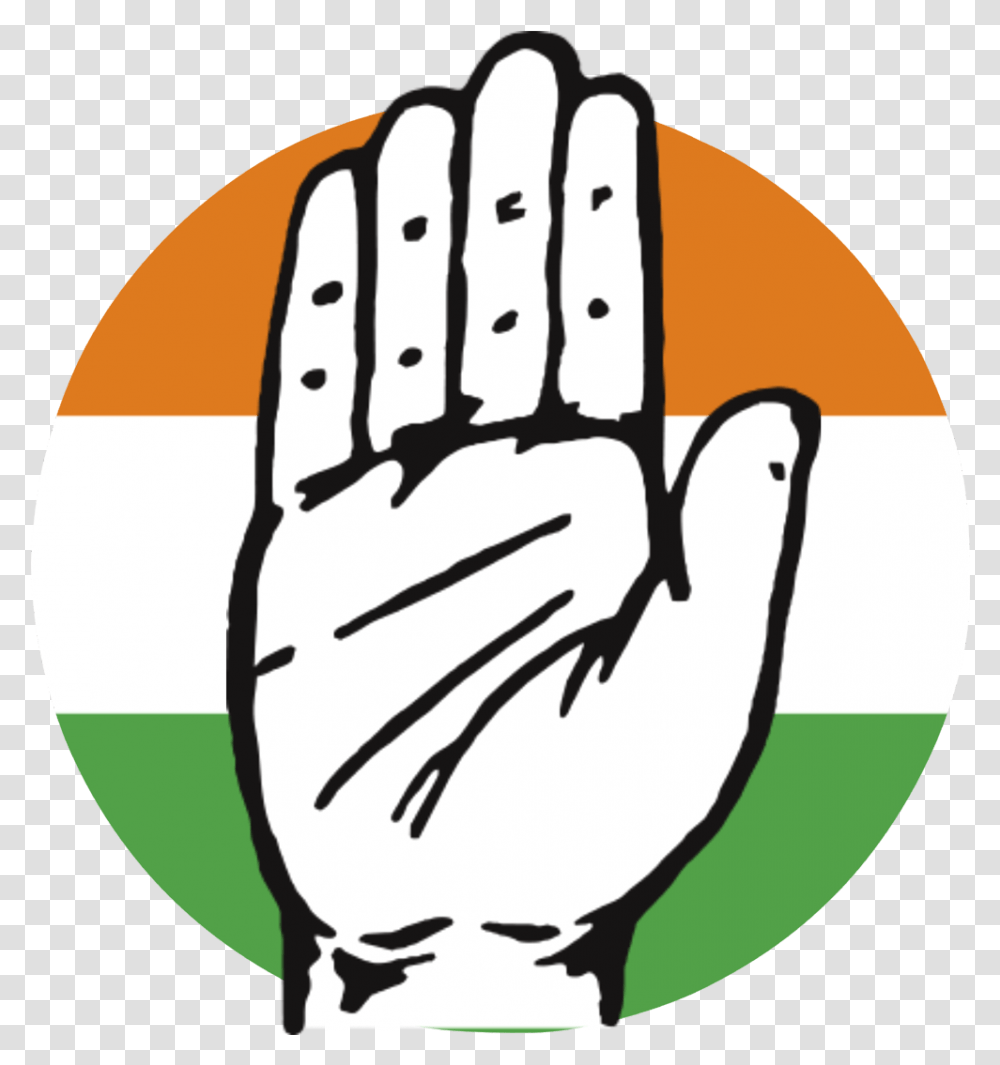 Hand Clipart Logo - Indian National Congress - Free Transparent PNG Clipart  Images Download