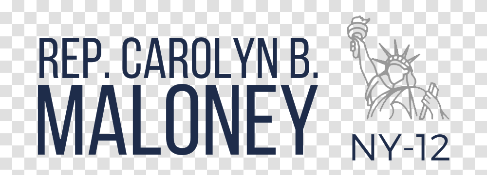 Congresswoman Carolyn Maloney Electric Blue, Word, Alphabet, Face Transparent Png
