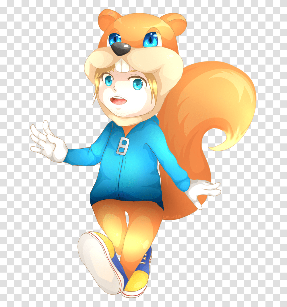 Conkers Bad Fur Day Fanart, Person, Face, Toy, People Transparent Png
