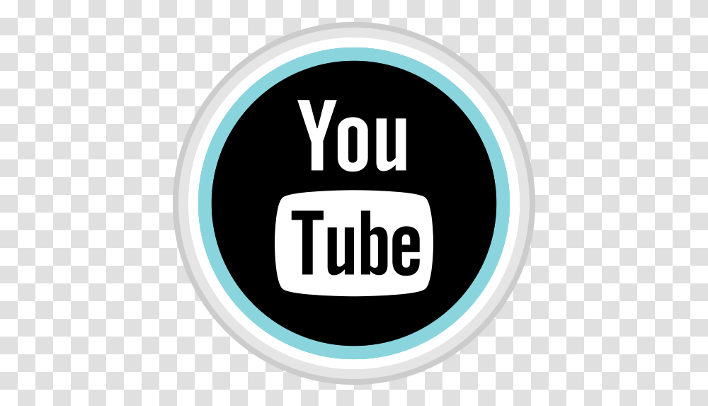 Connect Media Social Youtube Icon Youtube Logo Black, Label, Text, Symbol, Trademark Transparent Png