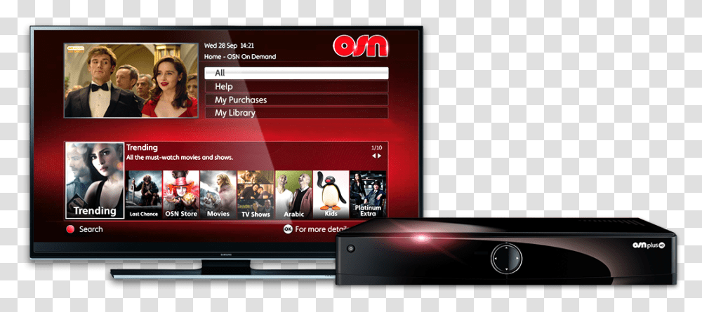 Connect Osn To Wifi Download Osn Get It All, Person, Human, Monitor, Screen Transparent Png