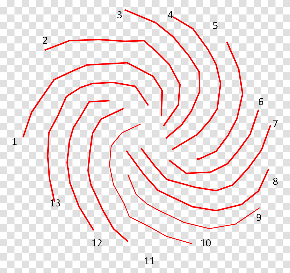 Connect The Dots Fibonacci, Spiral, Coil, Pattern, Fractal Transparent Png