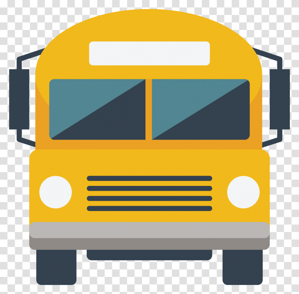 Connected Buses, Vehicle, Transportation, School Bus Transparent Png