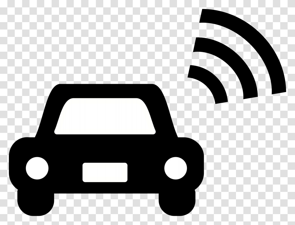 Connected Car, Stencil, Vehicle, Transportation, Automobile Transparent Png