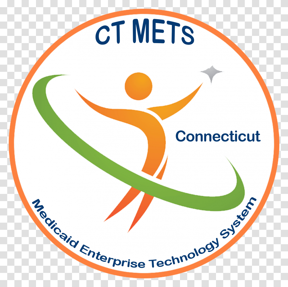Connecticut Medicaid Enterprise Technology System Ct Mets Circle, Logo, Symbol, Trademark, Badge Transparent Png