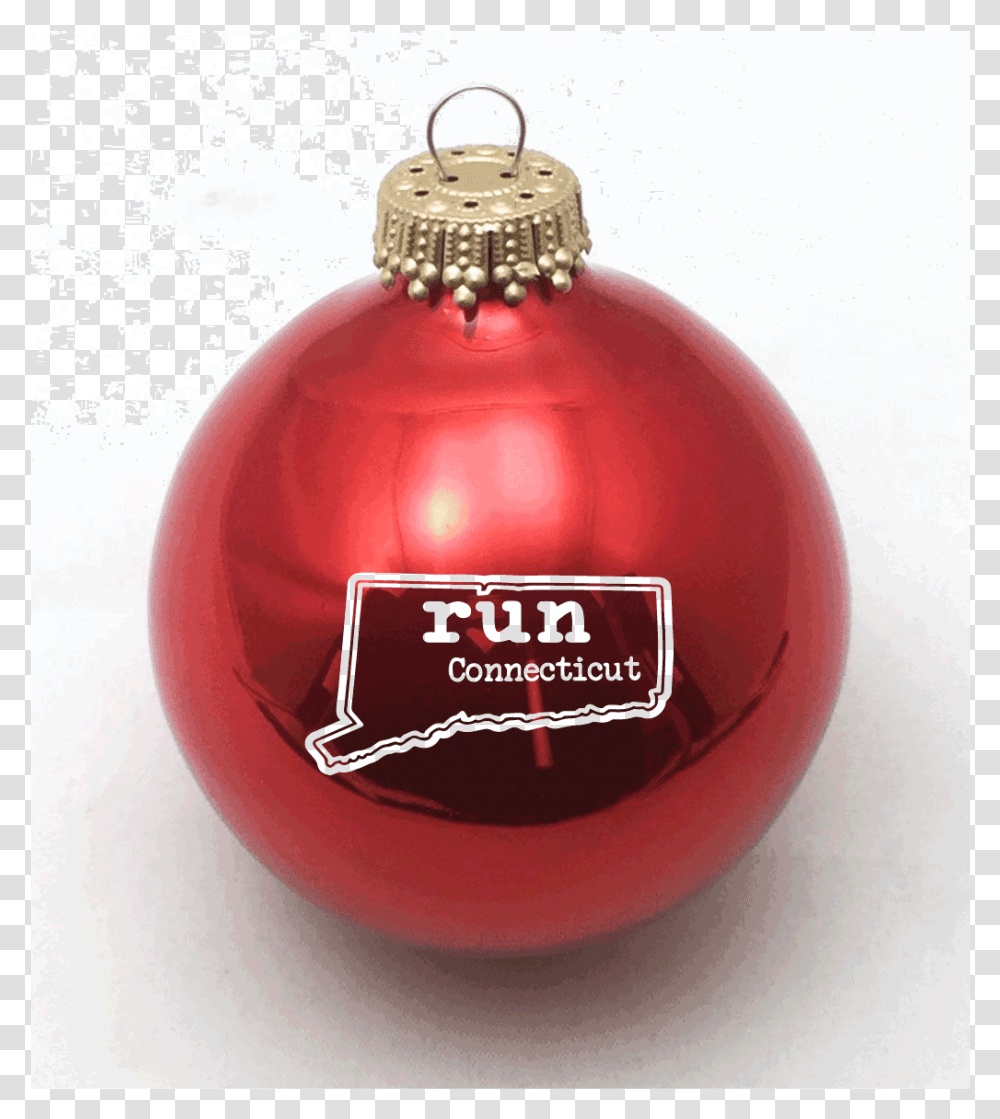 Connecticut Run State Outline Christmas Ornament, Sphere Transparent Png