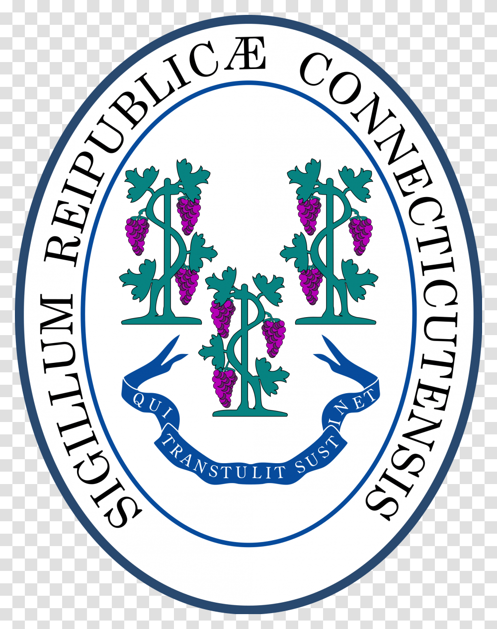 Connecticut State Seal, Logo, Trademark, Label Transparent Png