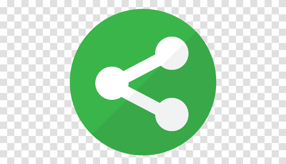 Connection Link Network Share Social Icon, Green, Rattle, Symbol, Hand Transparent Png