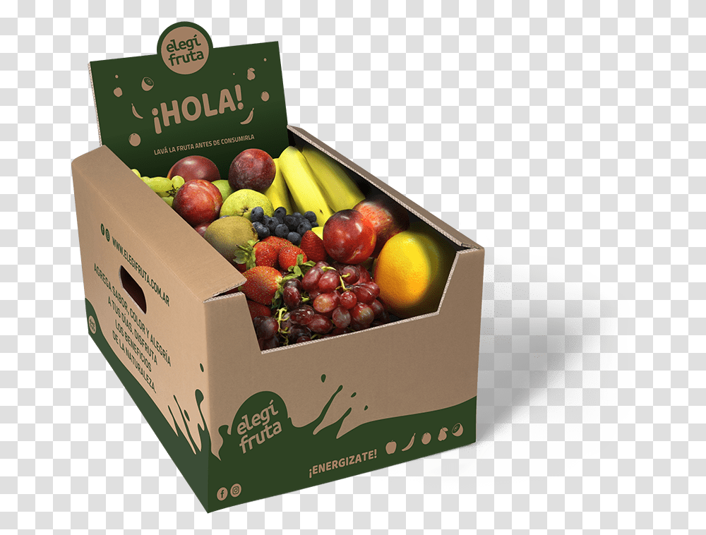 Conoc Nuestro Servicio De Fruta Para Empresas Cajas De Fruta Para Empresas, Plant, Box, Fruit, Food Transparent Png