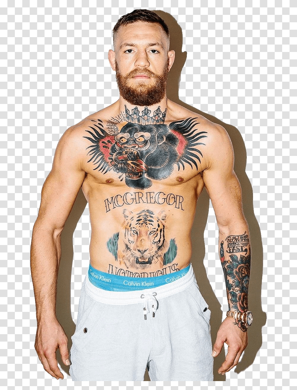 Conor Mcgregor, Celebrity, Skin, Tattoo, Person Transparent Png