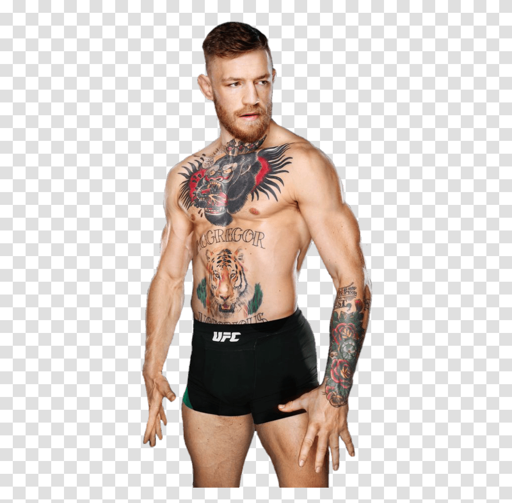 Conor Mcgregor, Celebrity, Skin, Tattoo, Person Transparent Png