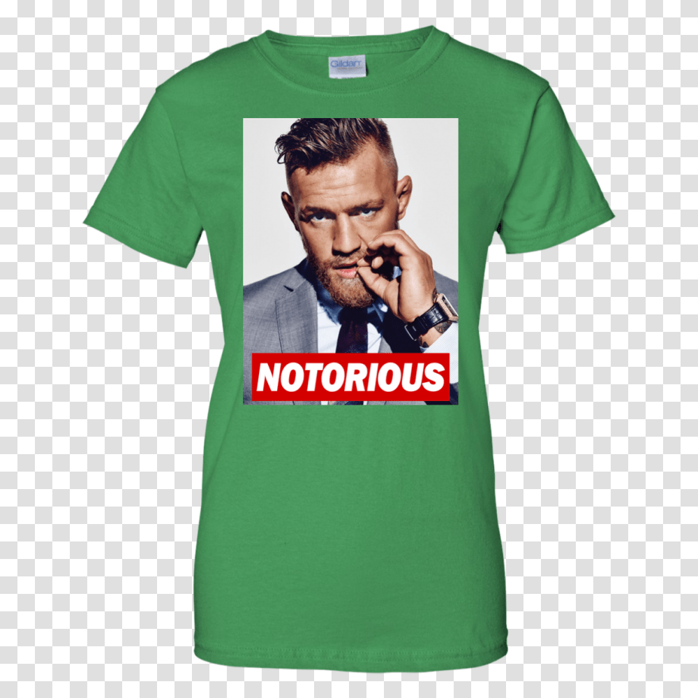 Conor Mcgregor Notorious Magazine, Apparel, T-Shirt, Person Transparent Png
