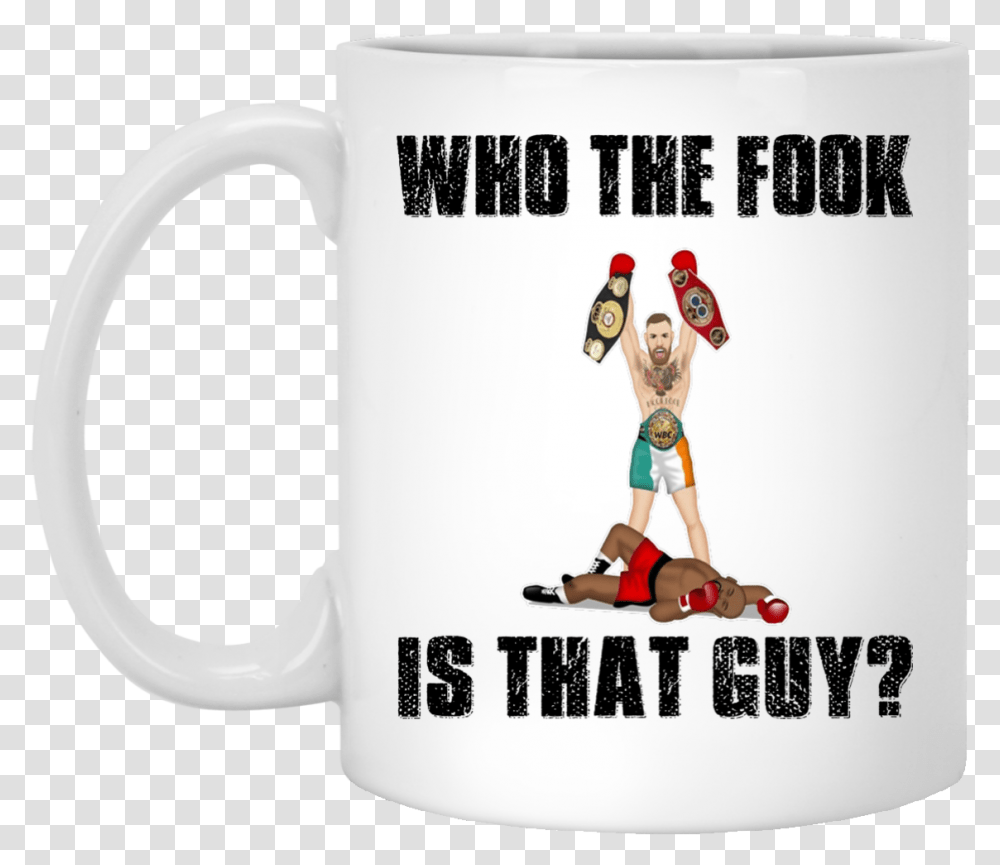 Conor Mcgregor Vs Floyd Mayweather Coffee Cup, Person, Human, Latte, Beverage Transparent Png