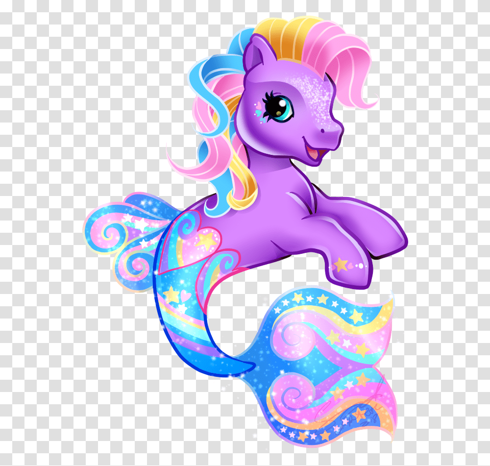 Conphettey G3 I Can't Believe It's Not Hasbro Studios My Little Pony G3 Merpony Art, Purple, Toy, Pattern Transparent Png