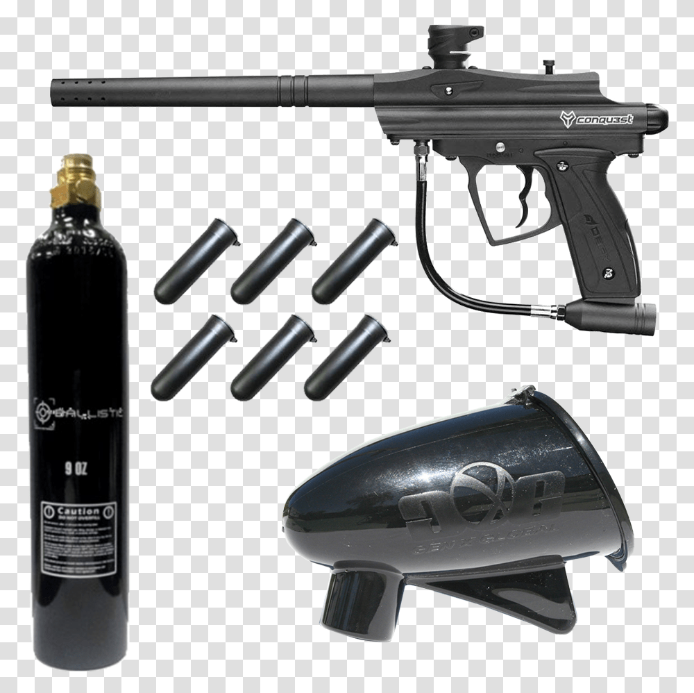Conquest Paintball Gun, Weapon, Weaponry, Handgun Transparent Png