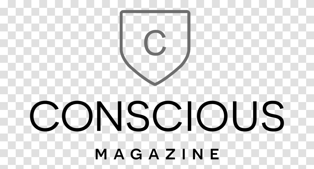Conscious Magazine Full Logo Black, Armor, Gray Transparent Png