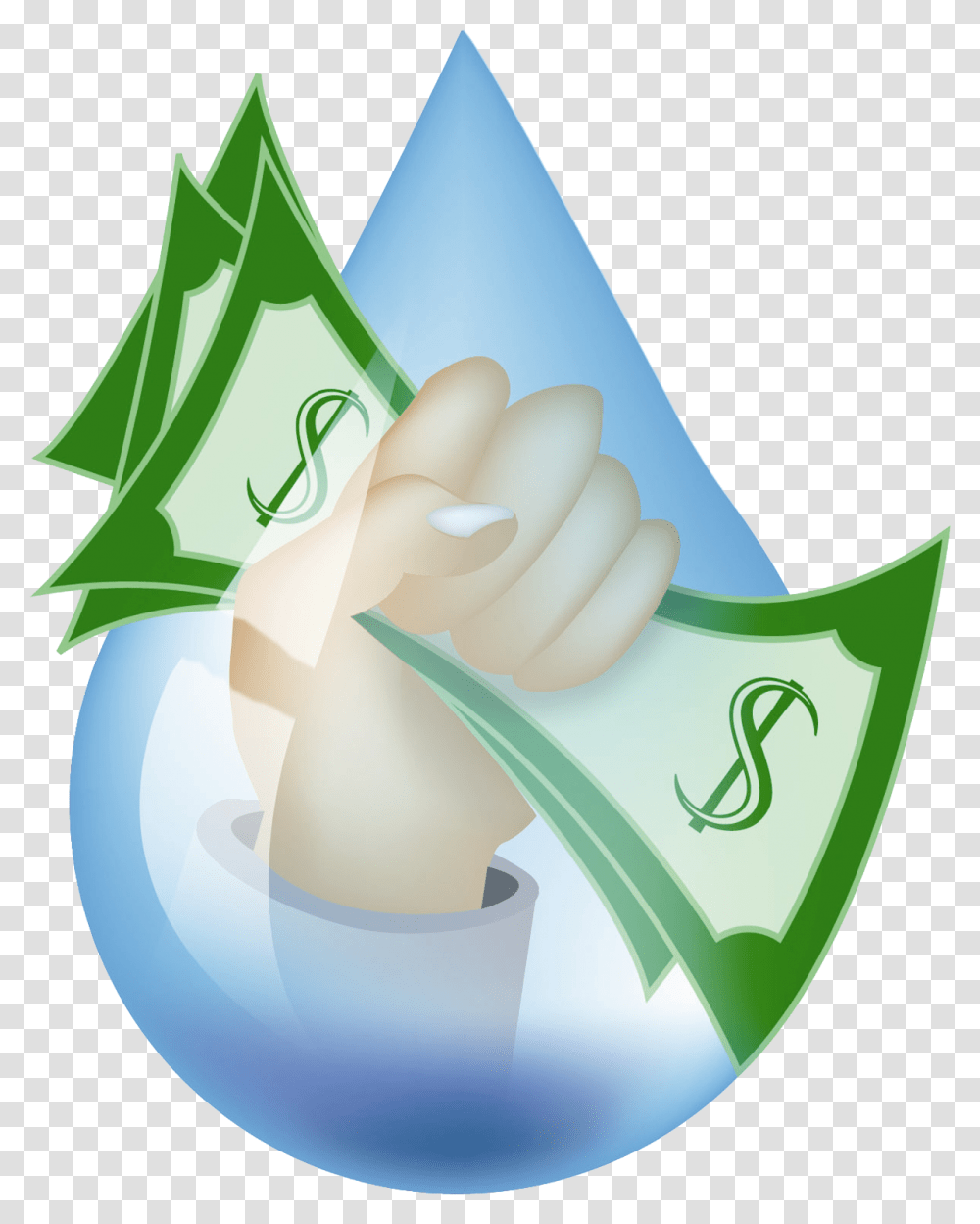 Conservation And Revenue Stability Cartoon Hand Holding Money, Plant, Birthday Cake, Dessert, Food Transparent Png