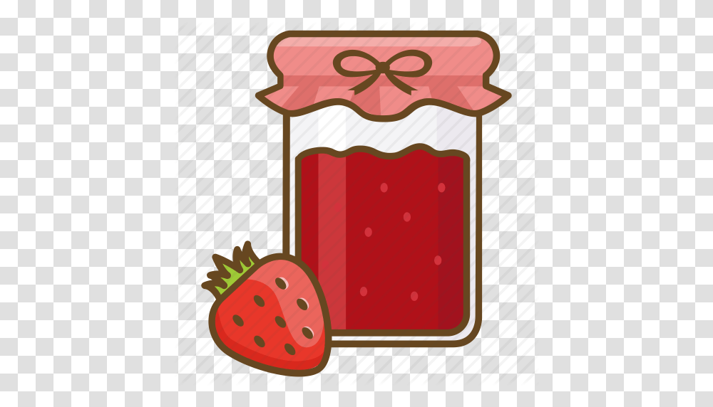 Conserve Jam Jar Preserve Spread Strawberry Icon, Plant, Fruit, Food, Gift Transparent Png