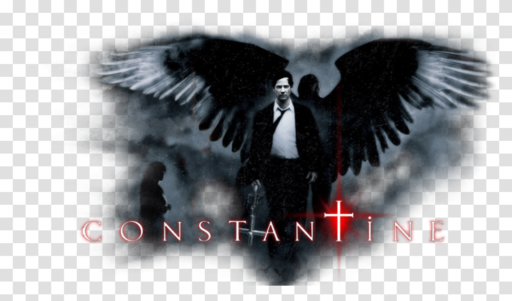 Constantine John Constantine Wallpaper Keanu Reeves, Poster, Advertisement, Person, Human Transparent Png