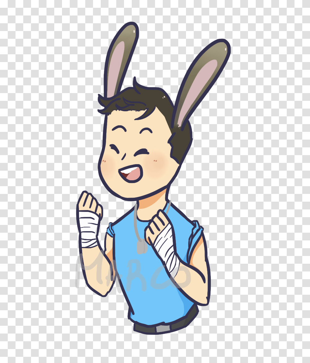 Constantly Tired A Lil Bunny Hopping Around, Finger, Hand, Sport, Sports Transparent Png
