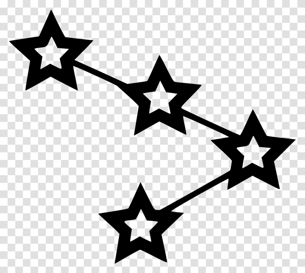 Constellation Asteria Greek Mythology Symbol, Star Symbol, Cross, Stencil Transparent Png
