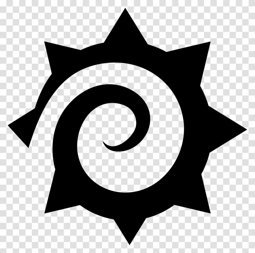 Constellation Clipart Sol En Forma De Espiral, Stencil, Cross, Logo Transparent Png