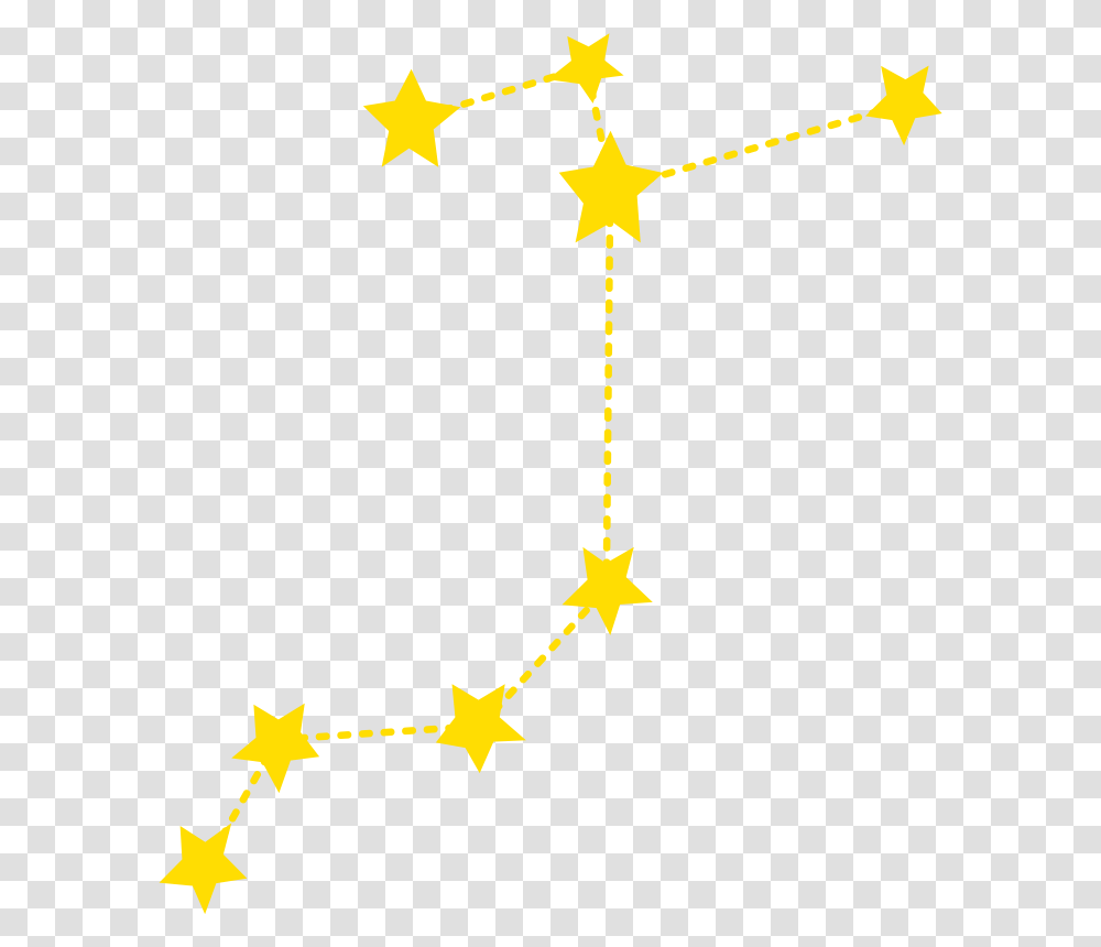 Constellation Of Sagittarius Star Constellation Clip Art, Star Symbol, Emblem, Cross Transparent Png