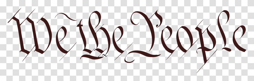 Constitution Of The United States, Calligraphy, Handwriting, Label Transparent Png