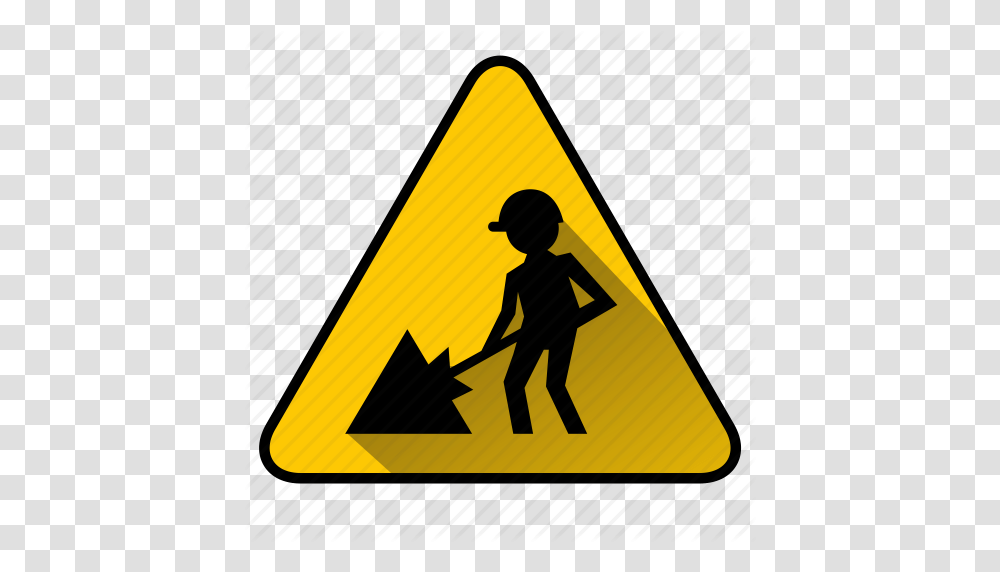 Construct Construction Dig Digging Under Construction Worker, Person, Human, Road Sign Transparent Png