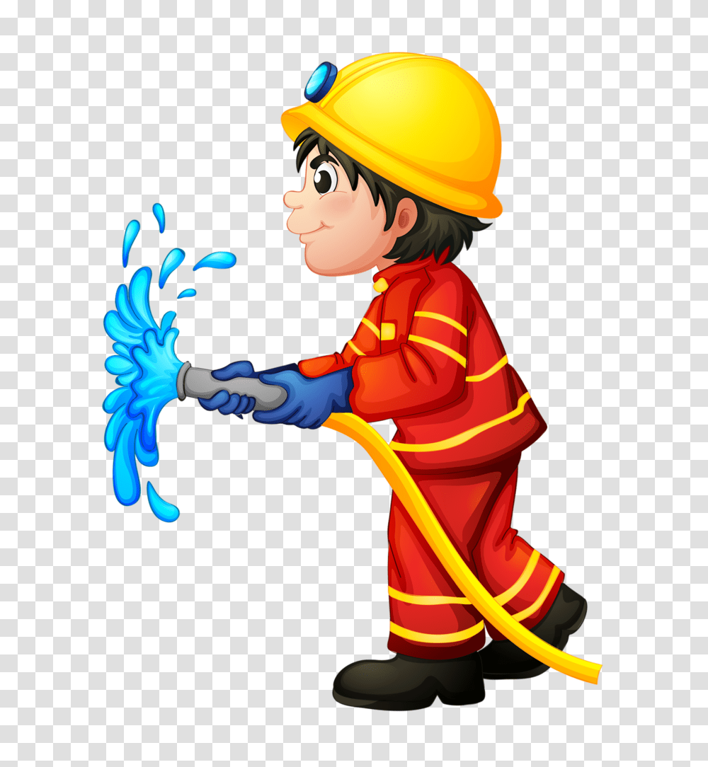 Construction Clip Art Image Free, Fireman, Person, Human, Helmet Transparent Png