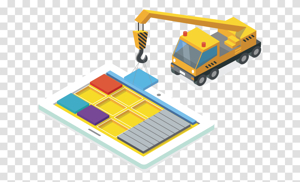 Construction Clipart Download Crane, Toy, Label Transparent Png