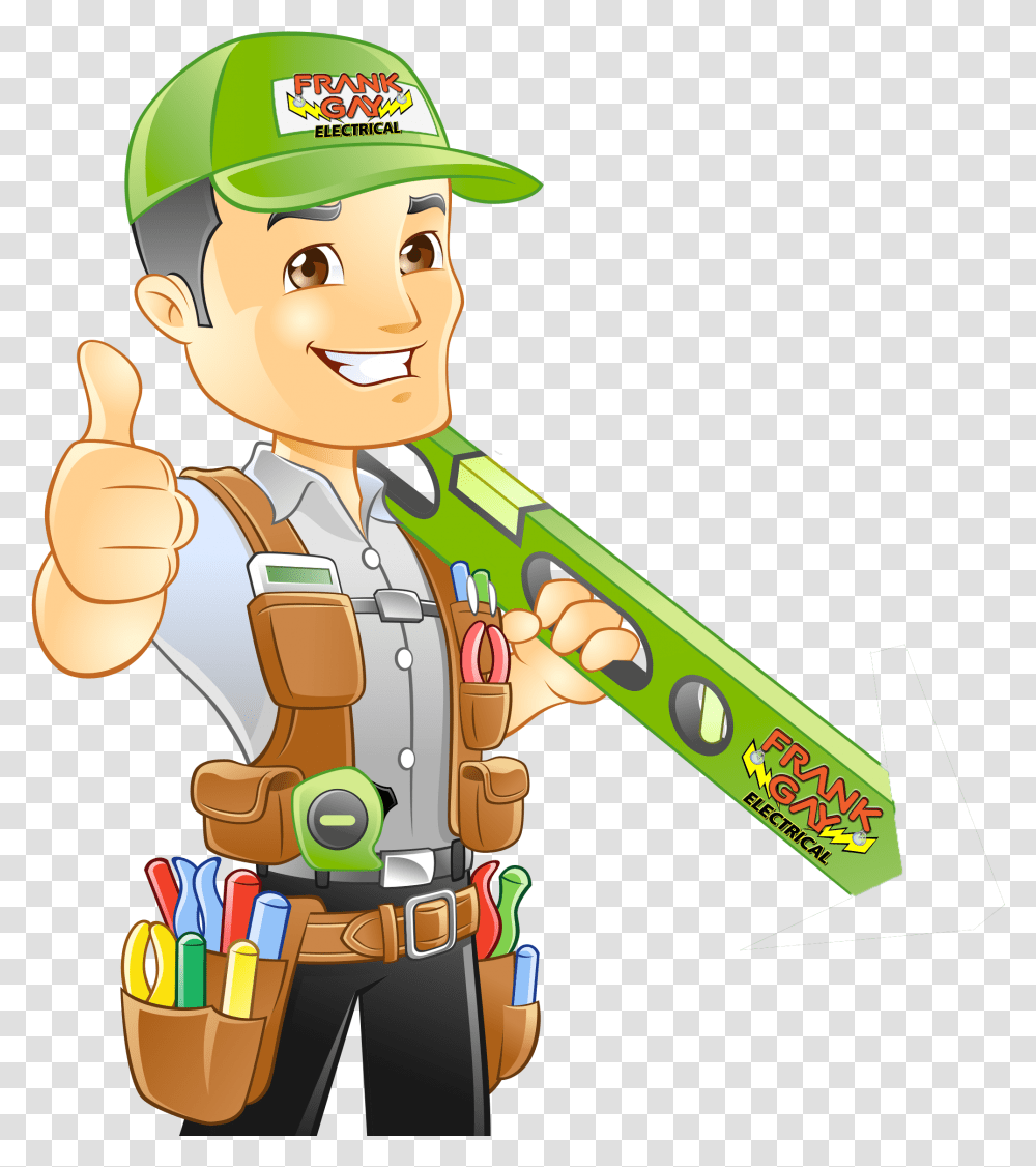 Construction Clipart General Contractor Electrical Service, Person, Human, Finger, Thumbs Up Transparent Png