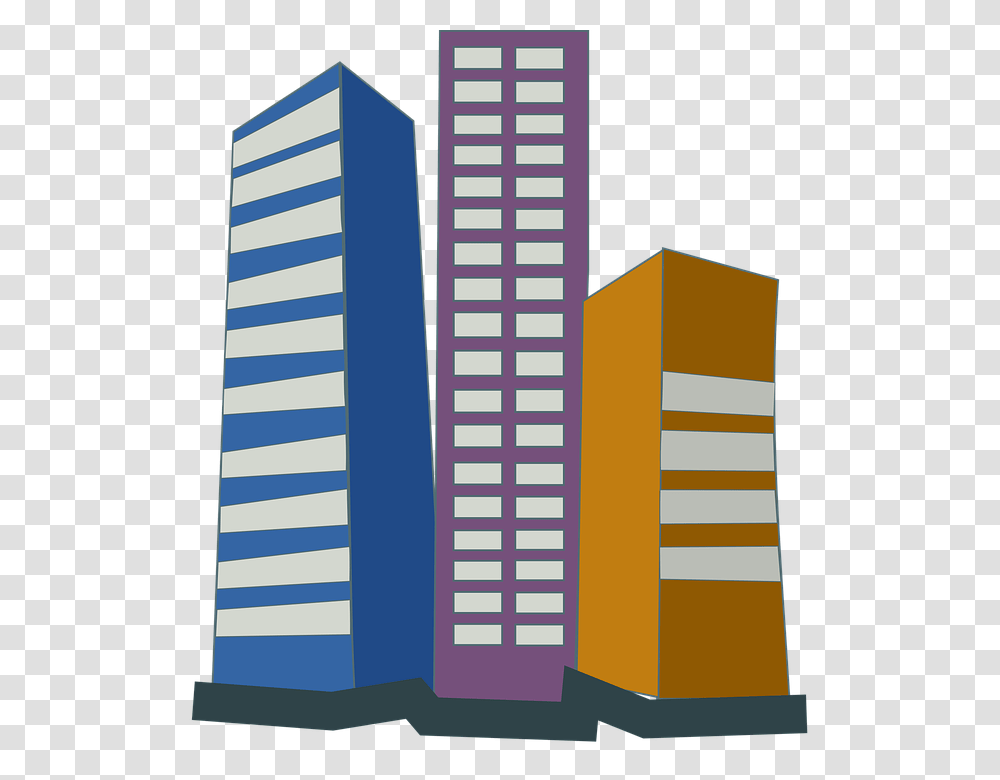 Construction Clipart Vector Clip Art Images, City, Urban, Building, Condo Transparent Png