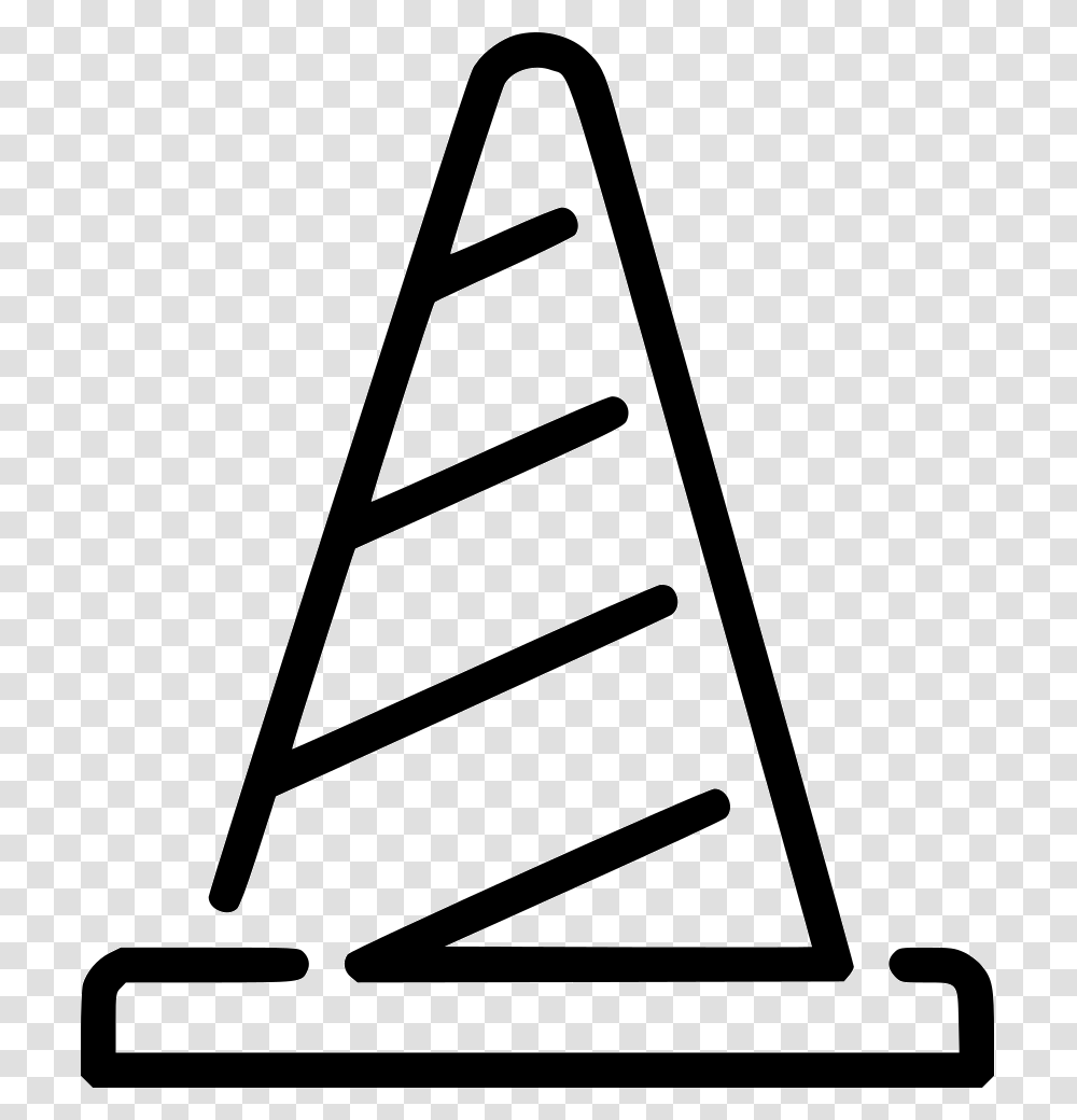 Construction Cone Cones Icon, Triangle, Shovel, Tool, Hurdle Transparent Png