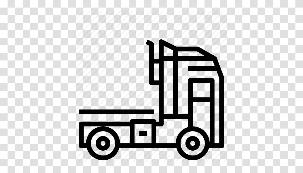Construction Crane Lorry Tow Trailer Truck Icon, Vehicle, Transportation, Van, Moving Van Transparent Png