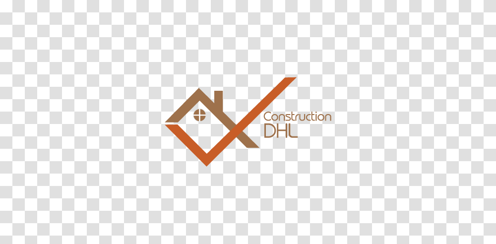 Construction Dhl Logo Design Home Construct Orange Check, Label, Business Card Transparent Png