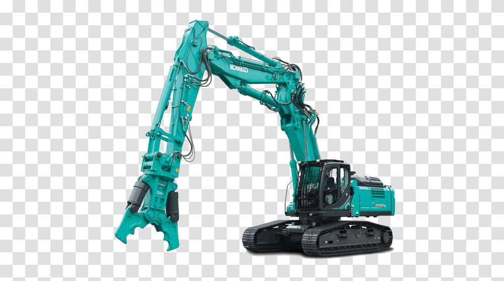 Construction Equipment Kobelco Demolition, Construction Crane, Robot Transparent Png