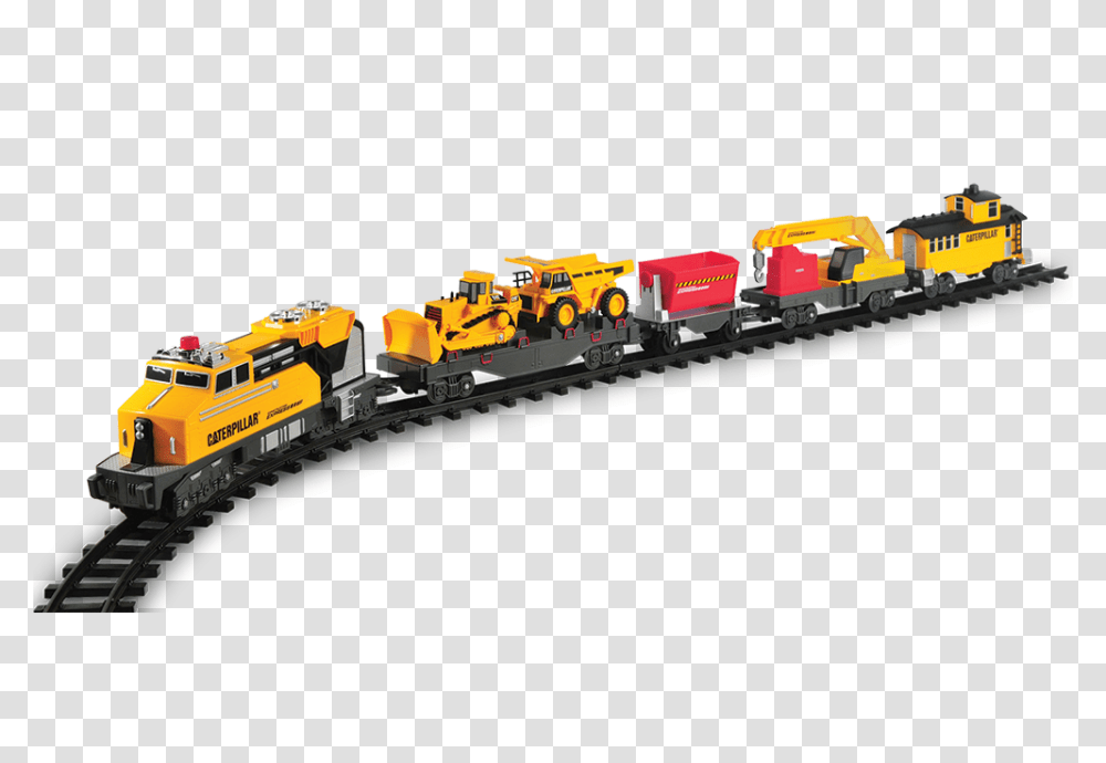 Construction Express, Locomotive, Train, Vehicle, Transportation Transparent Png
