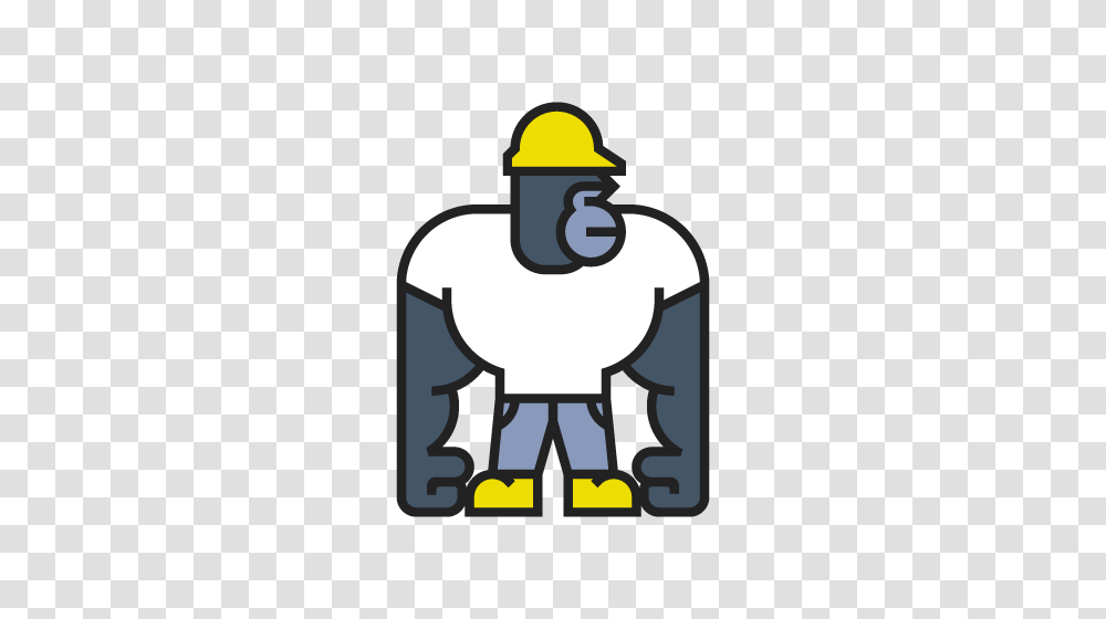 Construction Gorilla, Fireman, Helmet, Apparel Transparent Png