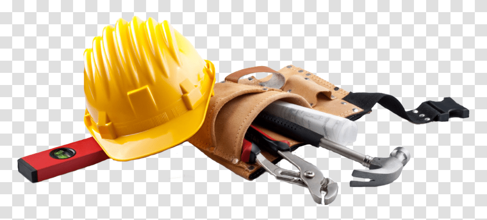 Construction Hat And Tools, Apparel, Hardhat, Helmet Transparent Png