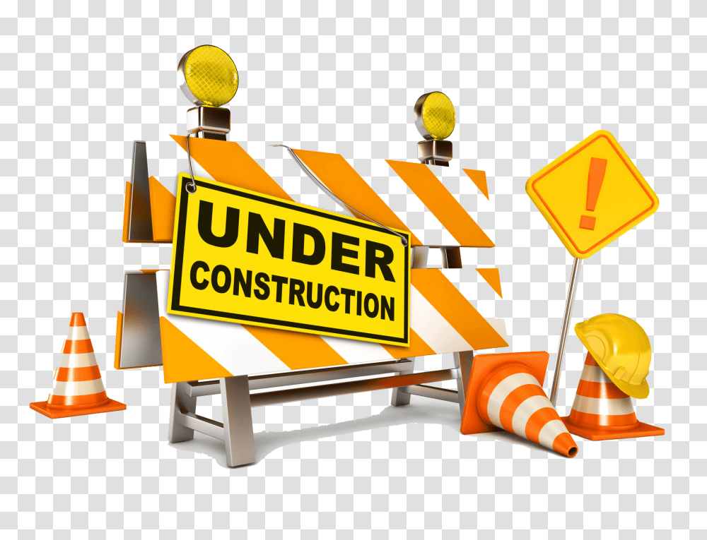 Construction Images, Fence, Barricade, Bulldozer, Tractor Transparent Png