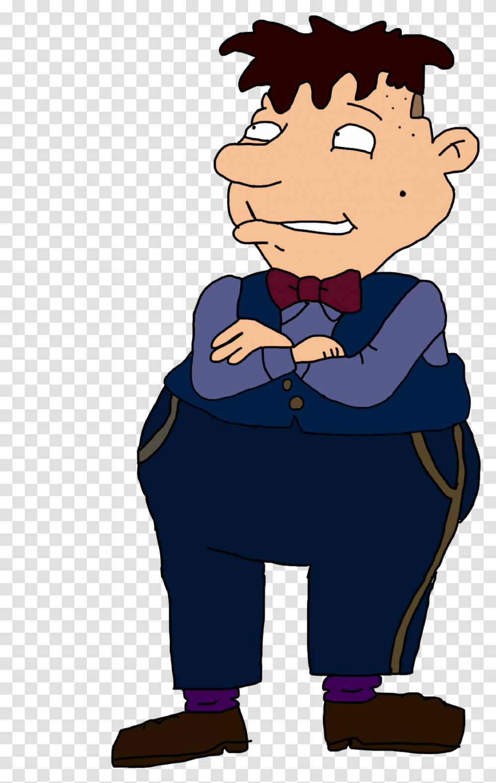 Construction Larry And Steve Rugrats, Person, Tie, Accessories, Performer Transparent Png